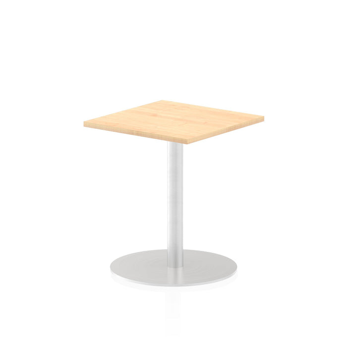 Italia Square Poseur Table Bistro Tables Dynamic Office Solutions Maple 600 725mm