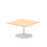 Italia Square Poseur Table Bistro Tables Dynamic Office Solutions Maple 800 475mm