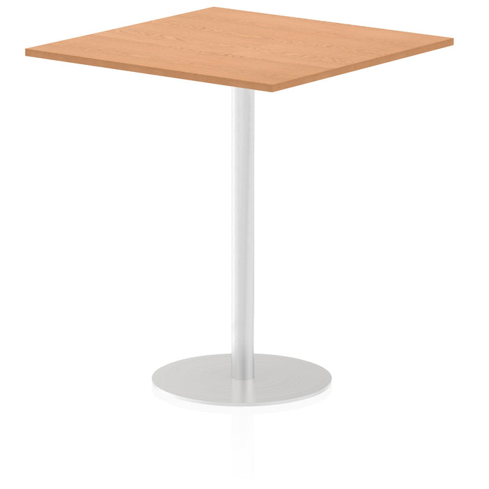 Italia Square Poseur Table Bistro Tables Dynamic Office Solutions Oak 1000 1145mm