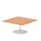 Italia Square Poseur Table Bistro Tables Dynamic Office Solutions Oak 1000 475mm