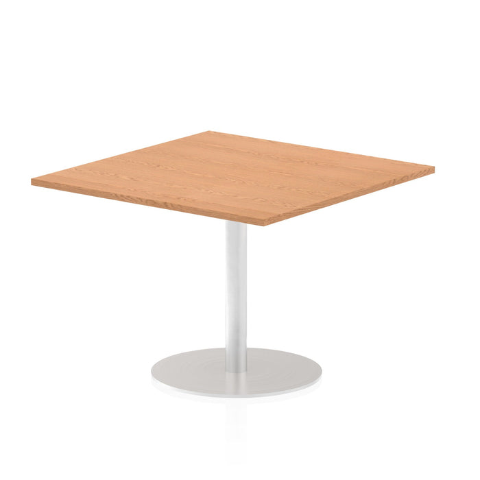 Italia Square Poseur Table Bistro Tables Dynamic Office Solutions Oak 1000 725mm