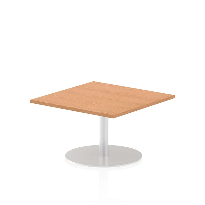 Italia Square Poseur Table Bistro Tables Dynamic Office Solutions Oak 800 475mm