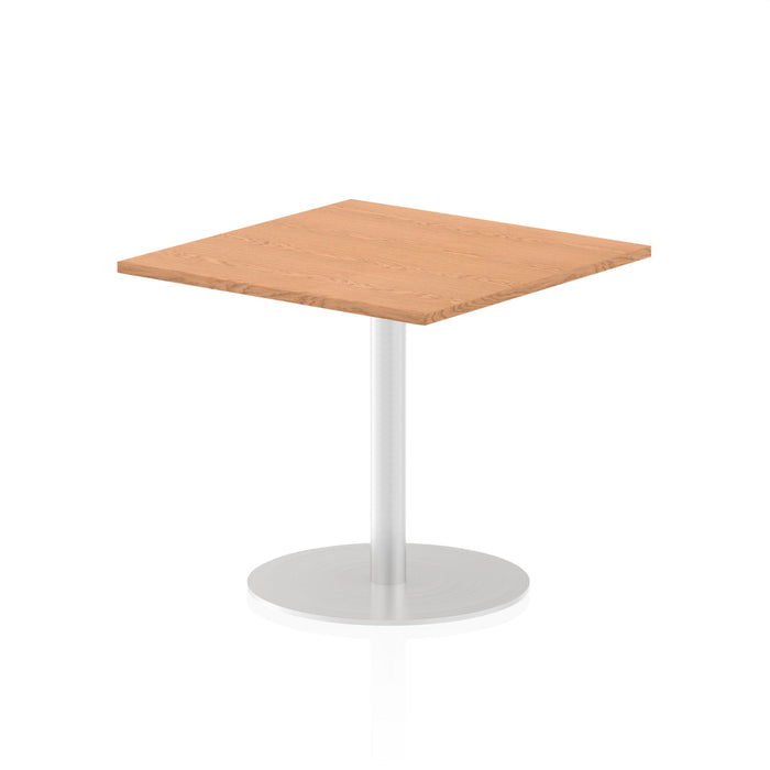 Italia Square Poseur Table Bistro Tables Dynamic Office Solutions Oak 800 725mm