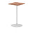 Italia Square Poseur Table Bistro Tables Dynamic Office Solutions Walnut 600 1145mm