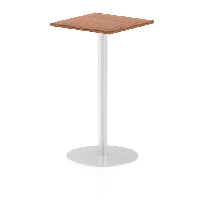 Italia Square Poseur Table Bistro Tables Dynamic Office Solutions Walnut 600 1145mm