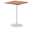 Italia Square Poseur Table Bistro Tables Dynamic Office Solutions Walnut 800 1145mm