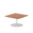 Italia Square Poseur Table Bistro Tables Dynamic Office Solutions Walnut 800 475mm