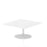 Italia Square Poseur Table Bistro Tables Dynamic Office Solutions White 1000 475mm