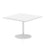 Italia Square Poseur Table Bistro Tables Dynamic Office Solutions White 1000 725mm