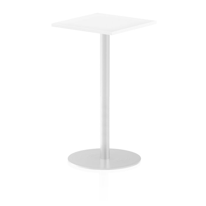 Italia Square Poseur Table Bistro Tables Dynamic Office Solutions White 600 1145mm