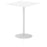 Italia Square Poseur Table Bistro Tables Dynamic Office Solutions White 800 1145mm