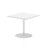 Italia Square Poseur Table Bistro Tables Dynamic Office Solutions White 800 725mm