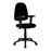 Java 100 Single Lever Desk Chair EXECUTIVE CHAIRS Nautilus Designs Adjustable Black 