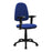 Java 100 Single Lever Desk Chair EXECUTIVE CHAIRS Nautilus Designs Adjustable Blue 