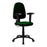 Java 100 Single Lever Desk Chair EXECUTIVE CHAIRS Nautilus Designs Adjustable Green 