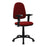 Java 100 Single Lever Desk Chair EXECUTIVE CHAIRS Nautilus Designs Adjustable Wine 