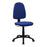 Java 100 Single Lever Desk Chair EXECUTIVE CHAIRS Nautilus Designs None Blue 