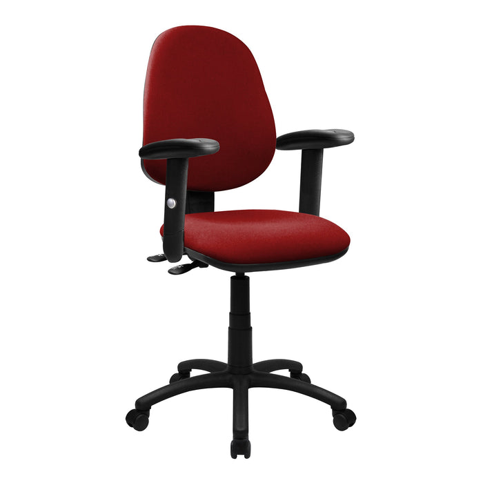 Java 300 Triple Lever Desk Chair EXECUTIVE CHAIRS Nautilus Designs Adjustable Wine 