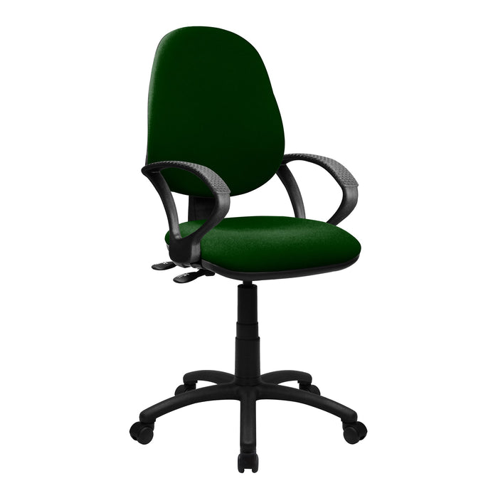 Java 300 Triple Lever Desk Chair EXECUTIVE CHAIRS Nautilus Designs Fixed Green 