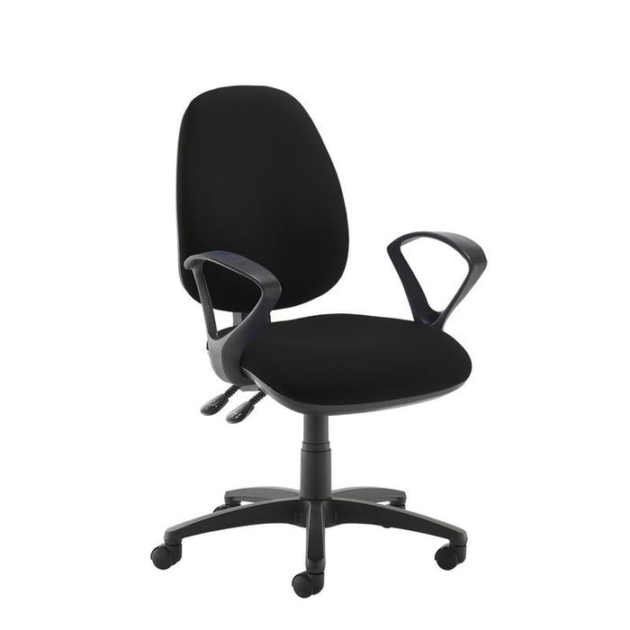 Jota high back operator chair with fixed arms Seating Dams 