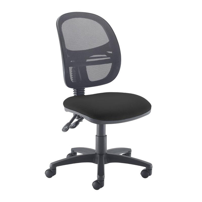 Jota Mesh medium back operators chair with no arms Seating Dams Black 