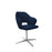 Jude single seater lounge chair with chrome 4 star base Soft Seating Dams 