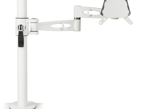 KARDO Quad Pole Mounted Monitor Arm FURNITURE ACCESSORY Metalicon White 