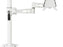 KARDO Single Pole Mounted Monitor Arm FURNITURE ACCESSORY Metalicon White 