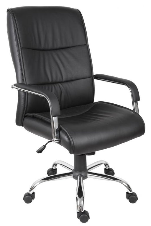 Kendal Faux Leather Office Chair Teknik Black 