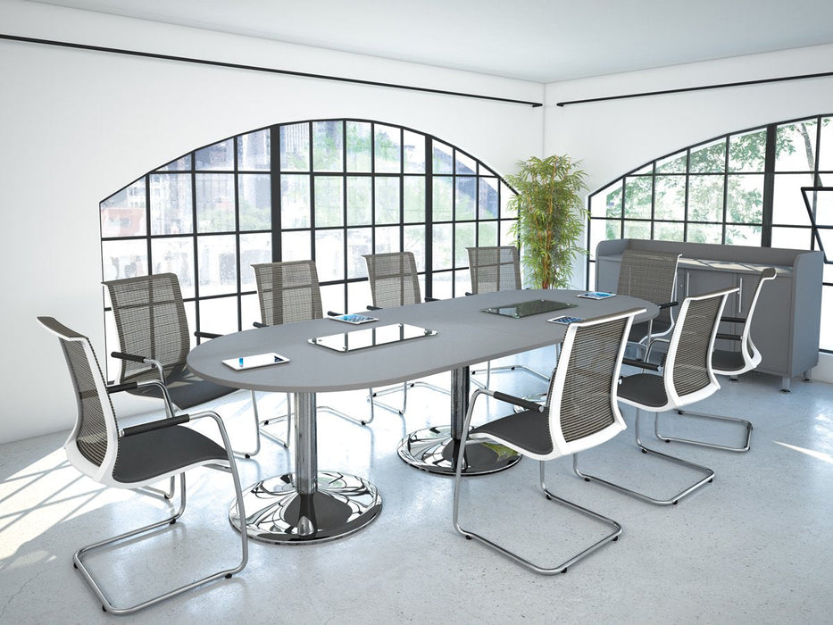 Kingston D End Boardroom Table With Tulip Base BOARDROOM Imperial 