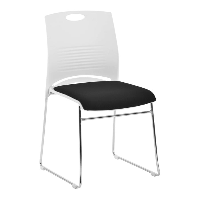 Kore Stackable Meeting Chair BREAKOUT SEATING Nautilus Designs Black 