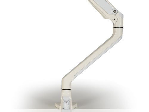 LIBERO Slimline Single Monitor Arm FURNITURE ACCESSORY Metalicon White 
