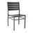 Likewood Side Chair - Black Café Furniture zaptrading Grey frame with black slats 
