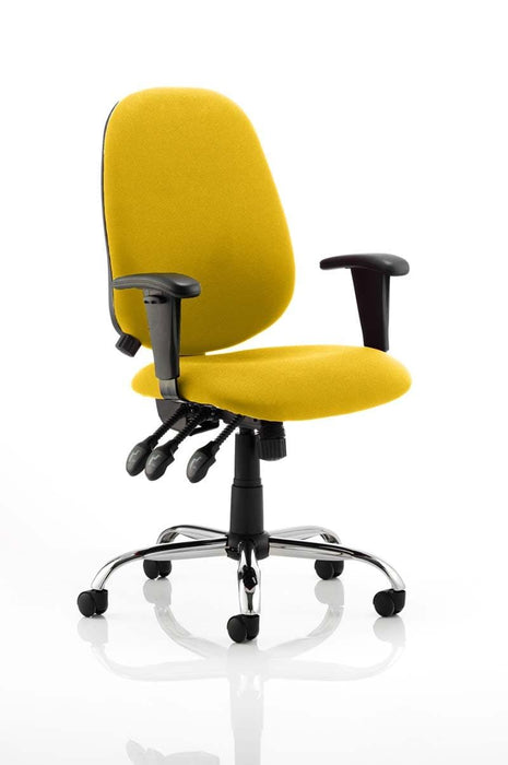 Lisbon Operator Chair Task and Operator Dynamic Office Solutions Bespoke Senna Yellow 