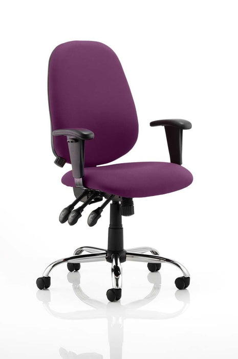 Lisbon Operator Chair Task and Operator Dynamic Office Solutions Bespoke Tansy Purple 