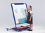 Little Rainbows Mobile Magnetic Display & Storage Easel Whiteboards Spaceright 