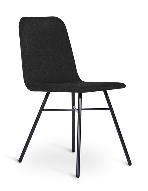 Lolli Upholstered Side Chair meeting Workstories Black CSE14 