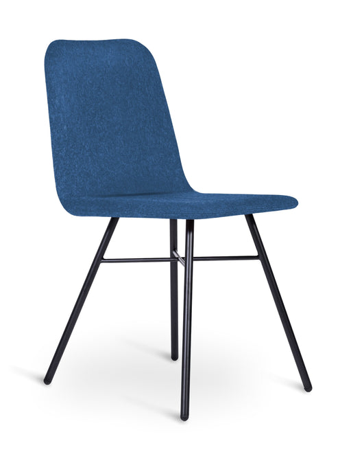 Lolli Upholstered Side Chair meeting Workstories Blue CSE15 