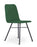 Lolli Upholstered Side Chair meeting Workstories Dark Green CSE35 