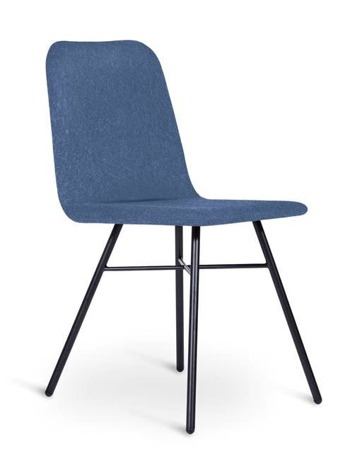 Lolli Upholstered Side Chair meeting Workstories Dusky Blue CSE42 