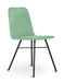 Lolli Upholstered Side Chair meeting Workstories Mint Green CSE36 