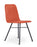 Lolli Upholstered Side Chair meeting Workstories Orange CSE29 