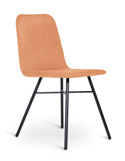 Lolli Upholstered Side Chair meeting Workstories Pastel Orange CSE25 