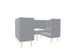 Longo 4 Person Meeting Booth Meeting Booth Actiu Wood Light Grey 