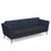 Lyric reception Sofa three seater with wooden legs Soft Seating Dams 