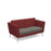 Lyric reception Sofa two seater with metal legs Soft Seating Dams 