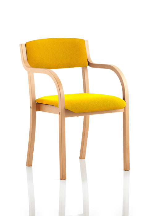 Madrid Visitor Chair Visitor Dynamic Office Solutions With Arms Bespoke Senna Yellow 