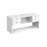 Maestro 25 Panel Leg Narrow straight desk with two x 2 drawer pedestals Desking Dams White 1600mm x 600mm 