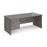 Maestro 25 Panel Leg straight office desk with 2 drawer pedestal Desking Dams Grey Oak 1800mm x 800mm 