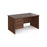 Maestro 25 Panel Leg straight office desk with 2 drawer pedestal Desking Dams Walnut 1400mm x 800mm 